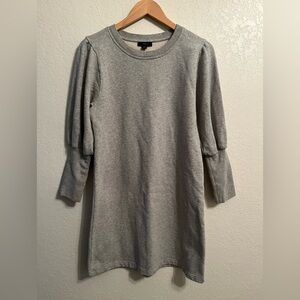❄️ ⛄️ J.Crew Original Cotton Terry Puff-sleeve Sweatshirt Dress XS